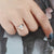 Corundum V Elegant Wedding Ring
