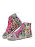 Women Colorful Embroidered Sneakers
