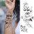 Black Peony Prick Butterfly Rose DIY Waterproof Temporary Tattoo For Men & Women - Birmon