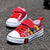 Children Cartoon Canvas Casual Shoes - Red / 23
