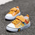 Children Cartoon Canvas Casual Shoes - Yellow / 23