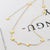Corundum II Exquisite Woman Pendant Necklace - Gold