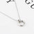 Corundum Voguish Arc Irregular Necklace - Silver color