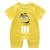 Cotton Funny Baby Romper - yellow / 12M-Height 65-72cm