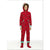 Family Christmas Hooded Zipper Romper Pajamas - Red / Kid 11T