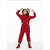 Family Christmas Hooded Zipper Romper Pajamas - Red / Kid 5T