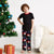 Family Matching Black Christmas Pajamas