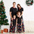 Family Matching Black Christmas Pajamas - Black / Men L