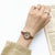 Retro Brown Wristwatches Vintage Leather Bracelet Woman Watch - 200363144