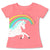 Girls Unicorn T-shirt Children - 3 / 5