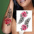 Clever Fox Flower  Blue Lotus Geometry DIY Waterproof Temporary Tattoo For Men & Women - Birmon