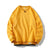 Men & Women Crewneck Sweatshirt - Yellow / 3XL(80-87.5kg)