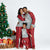 Merry Christmas Antler Letter Print Pajamas - Grey / Baby 12-18M