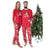 Merry Christmas Sleepwear Family Pajama Sets - Red / dad S