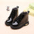 New Winter Children Leather Waterproof Shoes