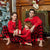 Red Christmas Family Matching Polar Fleece Pajamas - Red / Baby 3-6M