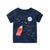Space Print Summer T-shirt for Boys - A / 7
