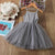 Summer Girls & Baby Dresses - Dress 6 Gray / 3T