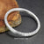 Vintage Solid Silver Cuff Bracelet - Small Straight Type