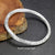 Vintage Solid Silver Cuff Bracelet - Small Twisted Type