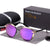 Polarized Sunglasses for Women Round lunette de Soleil femme - Purple - 33902