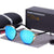 Polarized Sunglasses for Women Round lunette de Soleil femme - Blue - 33902