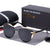 Women Luxury Polarized Sunglasses - BARCUR / Gold Gray / Belgium - 33902
