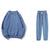 Women’s Tracksuit Casual Suit Sets - Royal Blue / CN / L