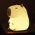 Capybara 3D Lamp Cute Anime Silicone Night Light Touch Control USB Rechargeable Timing Dimming Sleep Night Lamp for Room Decor