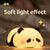 LED Night Lights Cute Sheep Panda Rabbit Silicone Lamp USB Rechargeable Timing Bedside Decor Kids Baby nightlight Birthday Gift