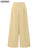 VONDA Autumn Elegant Trousers 2024 Women Casual Fashion High Waist Office Wide Leg Pants Zipper Solid Pantalon Long Palazzo