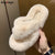 Furry Slippers Cute Plush Fox Hair Fluffy Sandals - Birmon