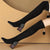 Pointed Toe Zip Heel Wedges Boots