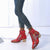 Winter Mid Heel Pointed Toe Boots