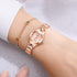 Rose Gold Luxury Stainless Steel Ladies Wristwatches