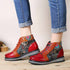 Elegant Embroidery Splicing Boots