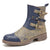 Women Wave Printed Boots