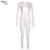 White Rompers Winter Women's Jumpsuits