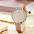 Women Wooden Simple Dial Fashion Creative Wristwatch