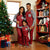 Autumn and Winter Plaid Family Matching Pajamas Sets - Red / Baby 12-18M