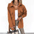 Autumn & Winter Casual Long Sleeve Female Top Coat - Brown / M