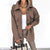 Autumn & Winter Casual Long Sleeve Female Top Coat - dark brown / M