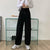Autumn & Winter New Baggy Fashion Oversize Sports Pants - Black / L