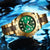 Brand ONOLA classic fashion luxury retro stainless steel men's watch high quality gold watches men - Birmon