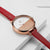 Red Slim Strap Japanese Quartz Watch