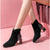 Black Friday sale up to 70% Woman Rhinestone Fashion Winter Shoes - black / 10