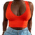 Black Friday sale up to 70% Women Summer Sports Vest - Orange / XL