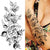 Black Owl DIY Temporary Tattoos - GFF092