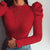 Bodysuit Casual Bodycon colored Knitted Tops For Women