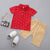 Boys Clothing Summer Sets - Style 6-Red / 9-12M